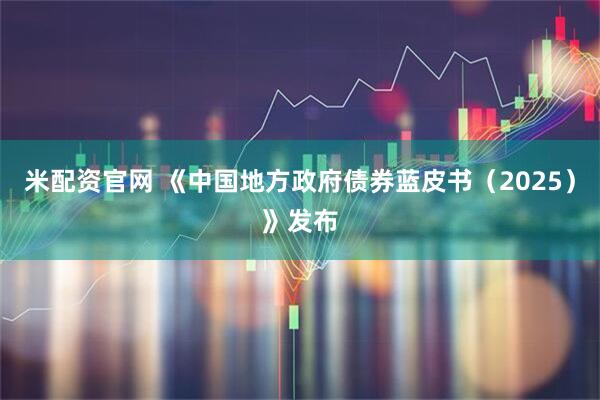 米配资官网 《中国地方政府债券蓝皮书（2025）》发布